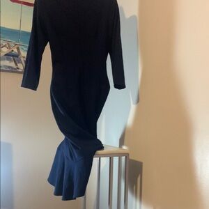 Elegant Navy Blue Women's Dress